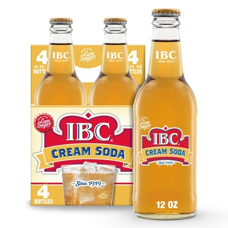 Ibc 12 oz. IBC Cream Soda Sugr Glass, PK24 10087191
